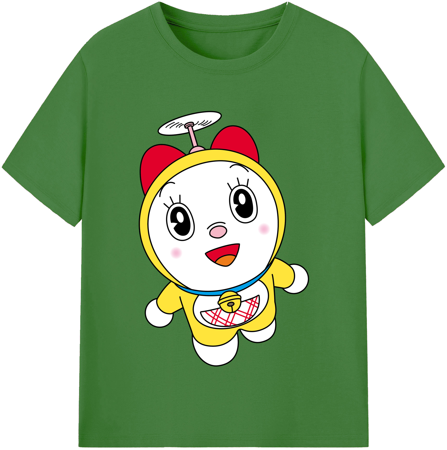 （画像用） ドラえもん ドラミ Doraemon Dorami レディースカジュアルプリントTシャツ（綿100％）